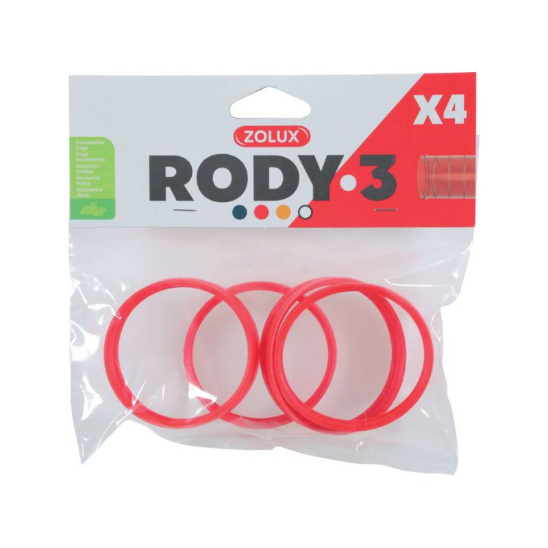 RODY3 CONNEC RING GRENADINE X4
