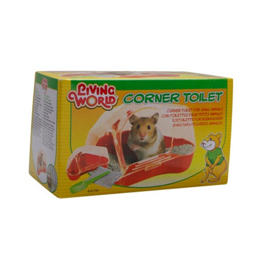 Hagen Living World HamsterToilet, Med., Red