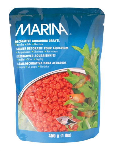 Hagen Marina Dec.Aquarium Gravel Orange-V