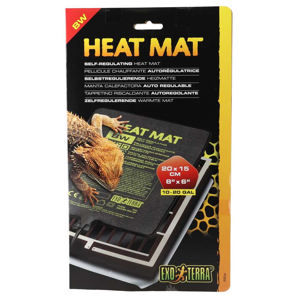 Exo Terra Heat Mat Self-regulating Heat Mat 8W 20 x 15 cm