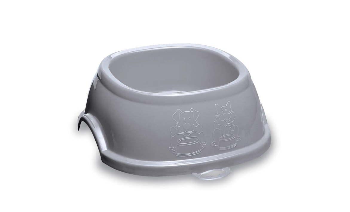 NON SLIP PLAST BOWL 0,4L GREY