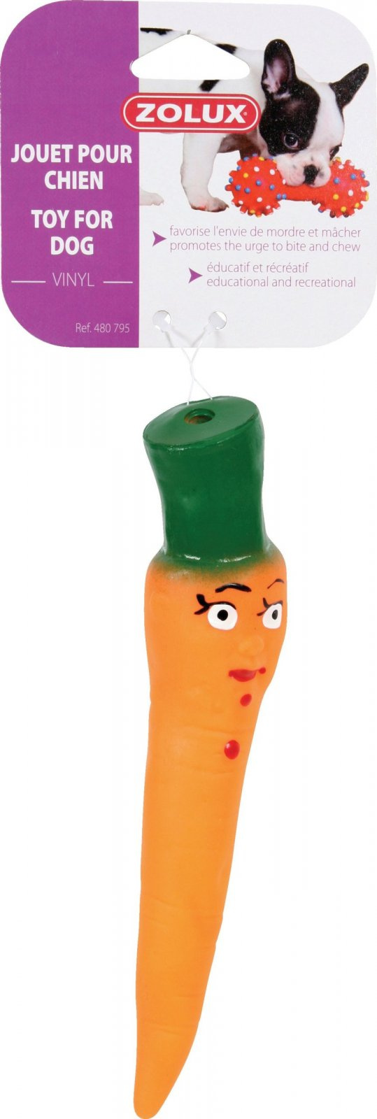 Zolux VINYL TOY CARROT 21CM