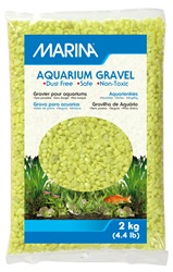 Hagen Marina Aquarium Gravel, Lime-Green,2kg-V