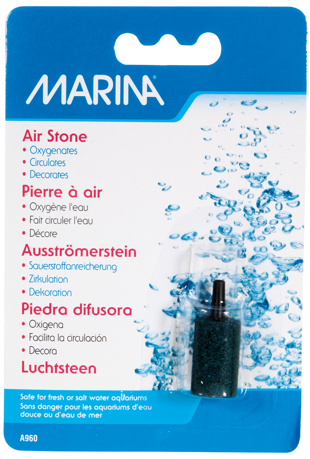 Marina Cylinder Type Airstone, 1x7/16in-V