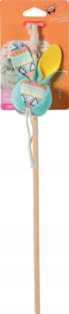 Zolux KALI CAT TOY ROD BALL GREEN