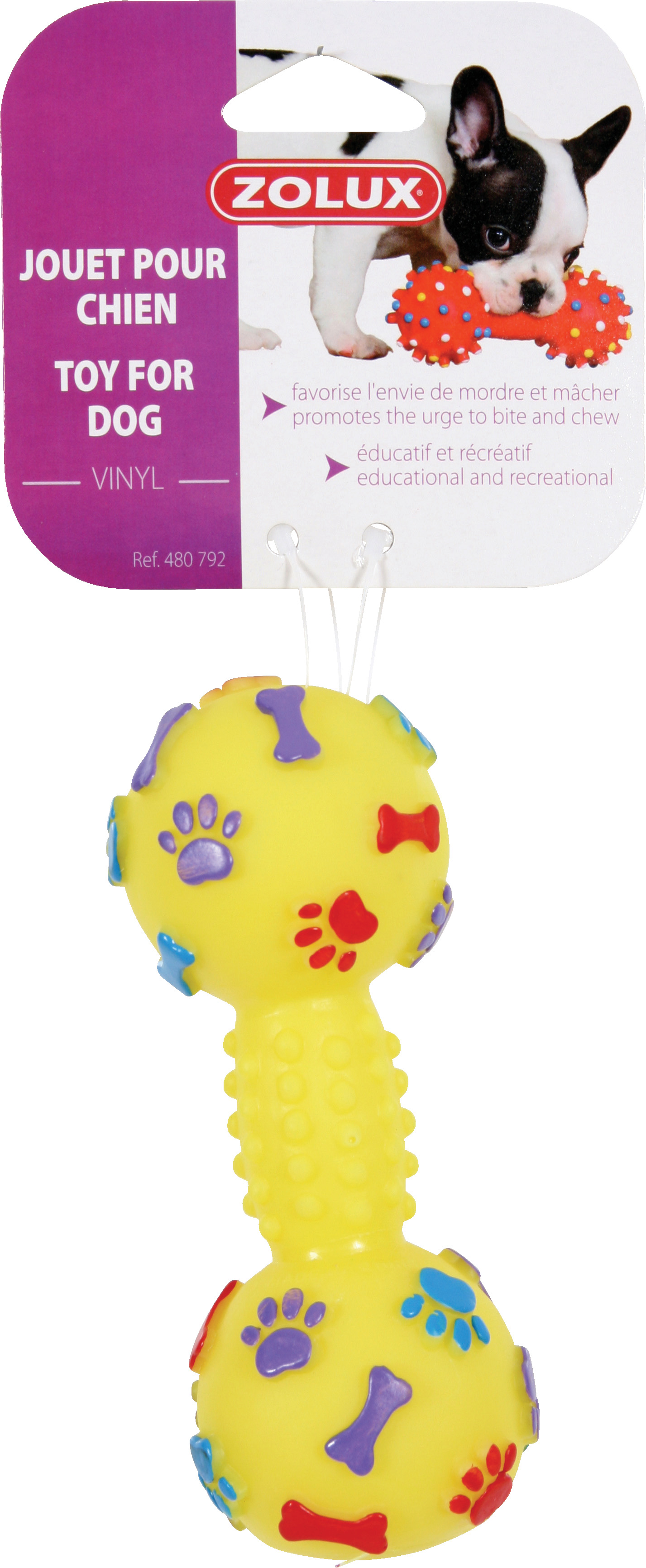 Zolux JOUET HALTERE VINYL 15CM