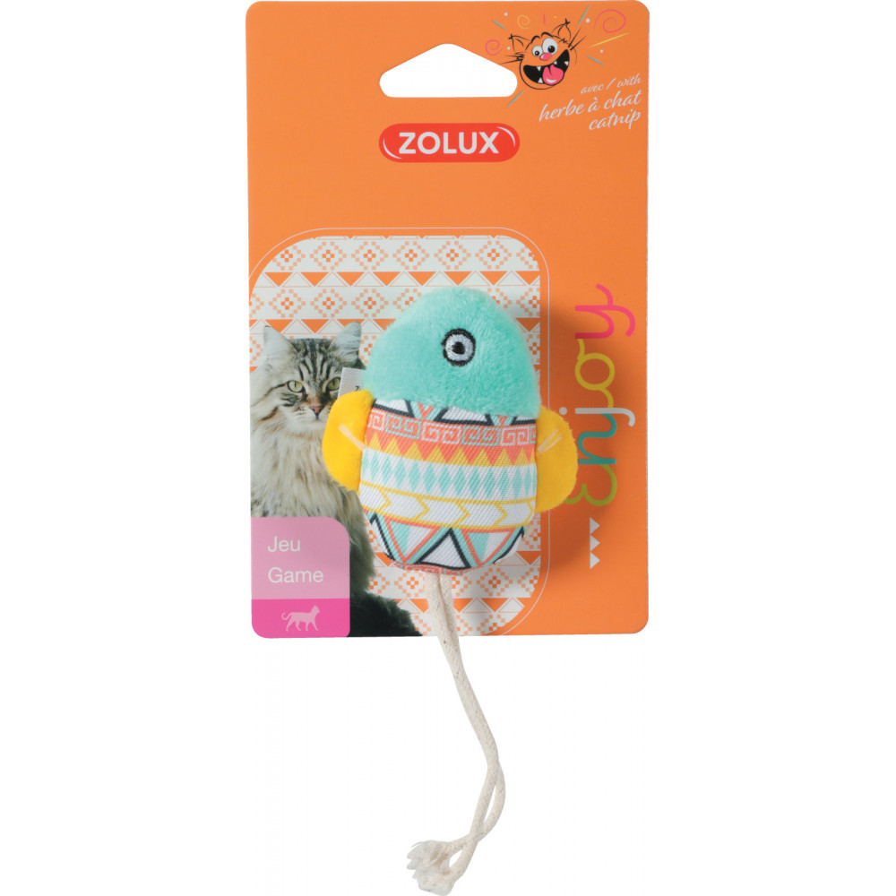 Zolux KALI CAT TOY FISH GREEN