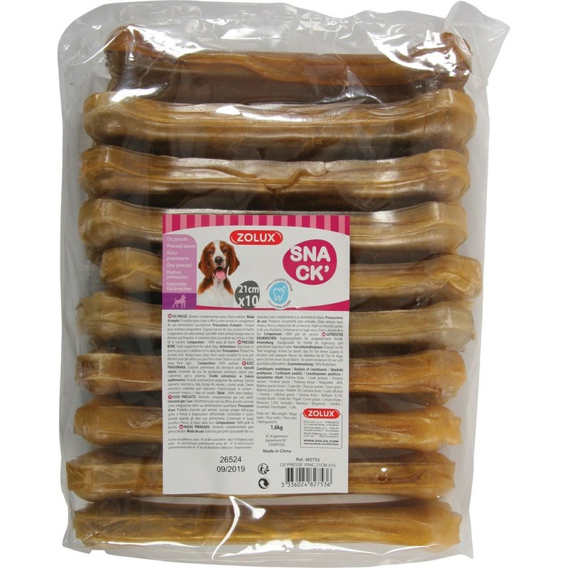 Zolux BULK PRESSED BONE 25CM X5