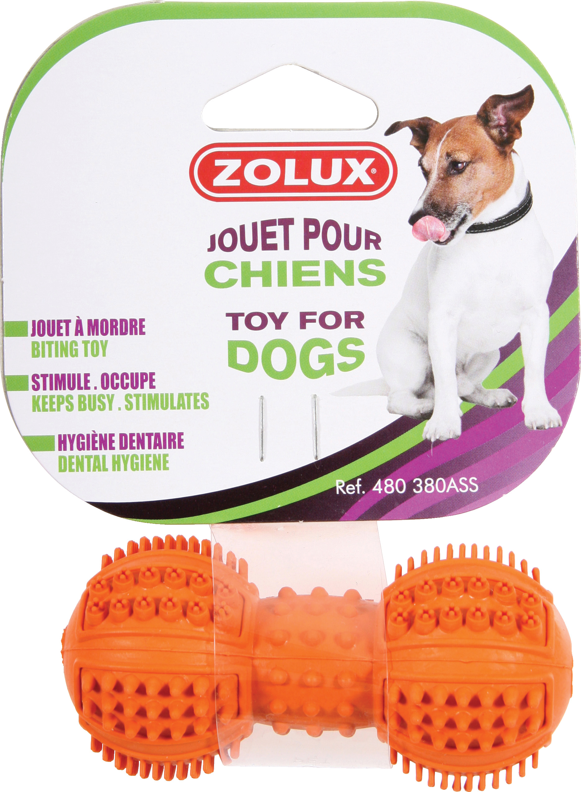 Zolux JOUET DENTAL OS 8 CM ASS