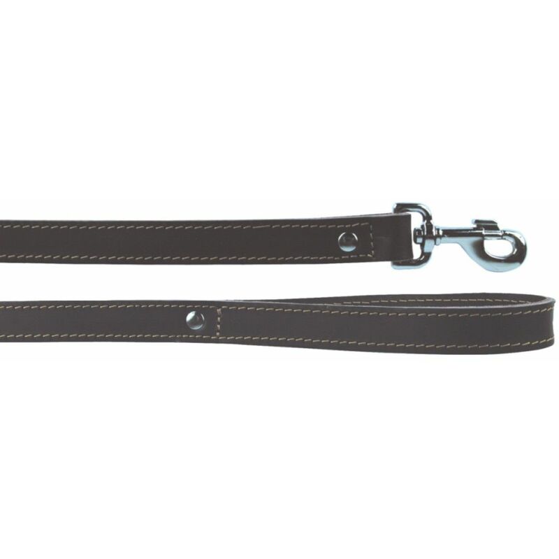 Zolux LEATHER LINED LEAD 1M/16MM BRN