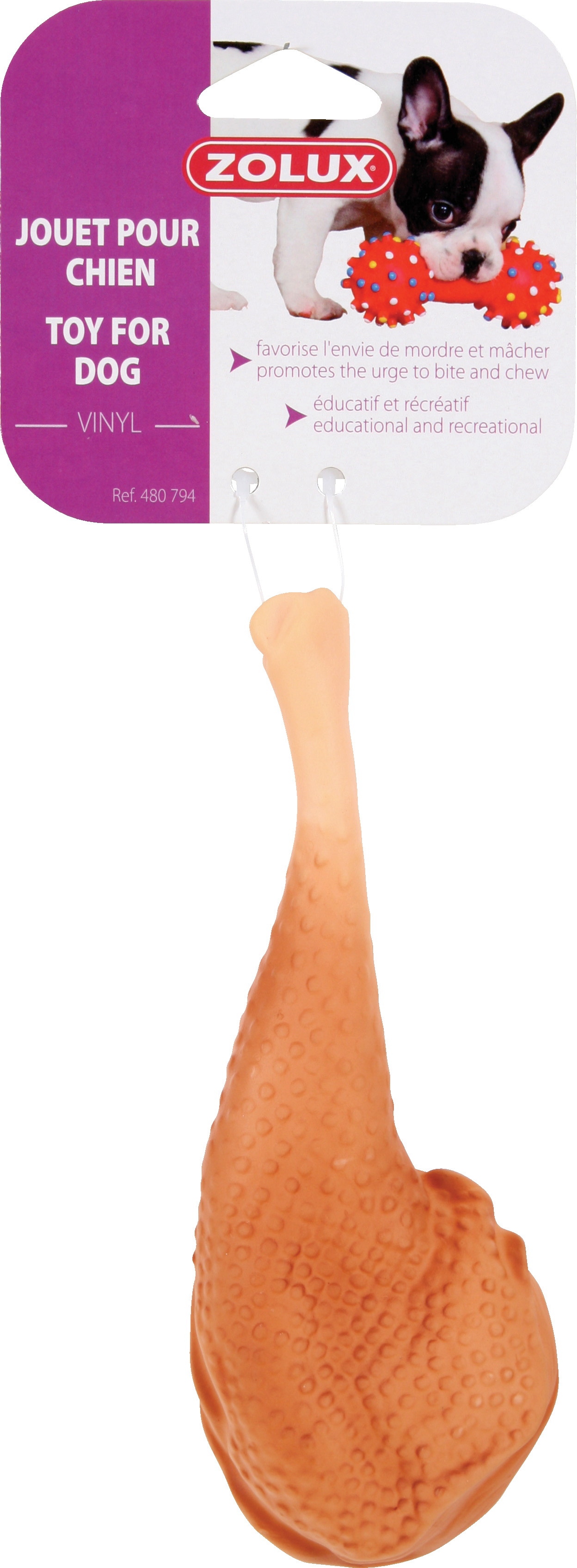 Zolux JOUET PILON VINYL 19CM