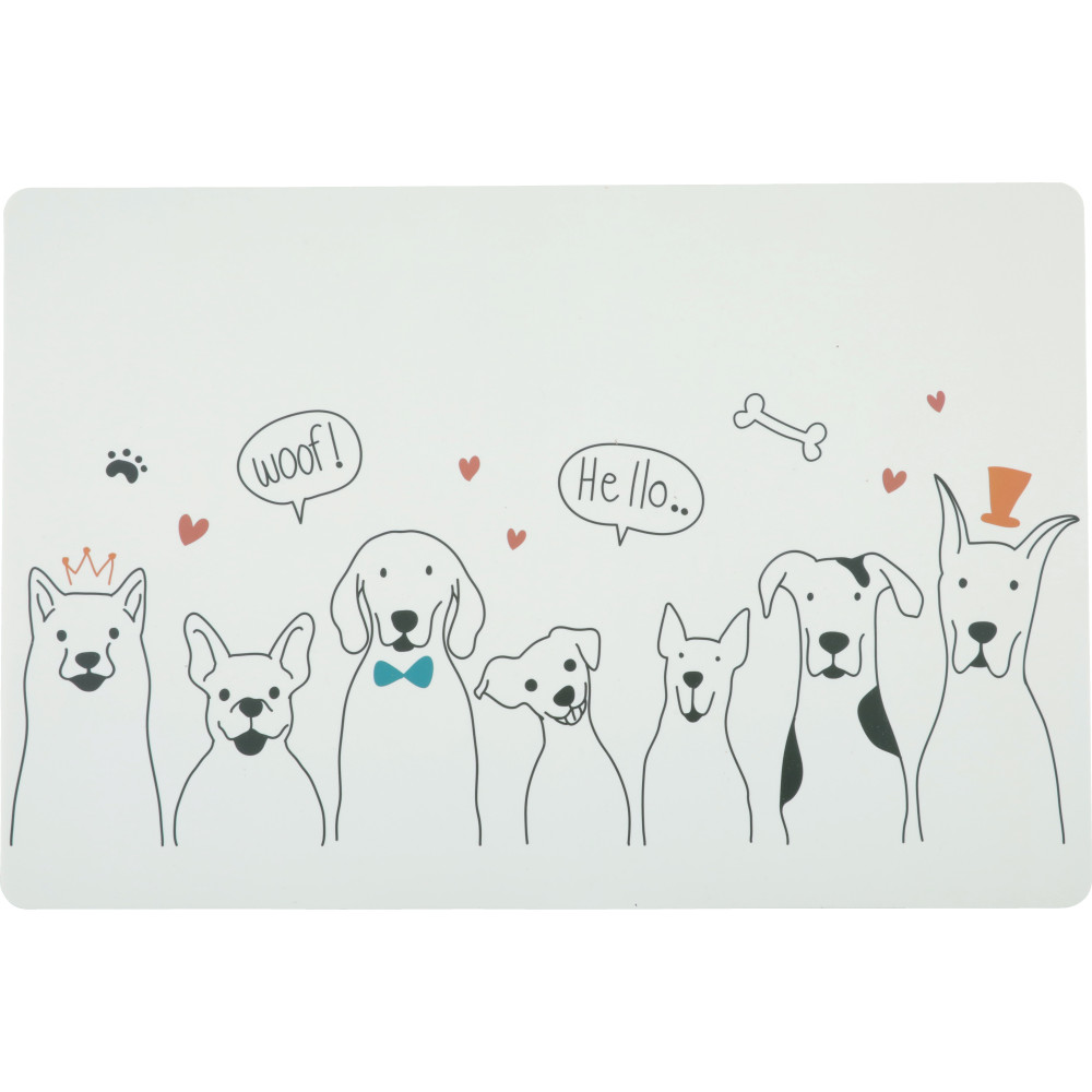 BOWL SET DOG HAPPY - L
