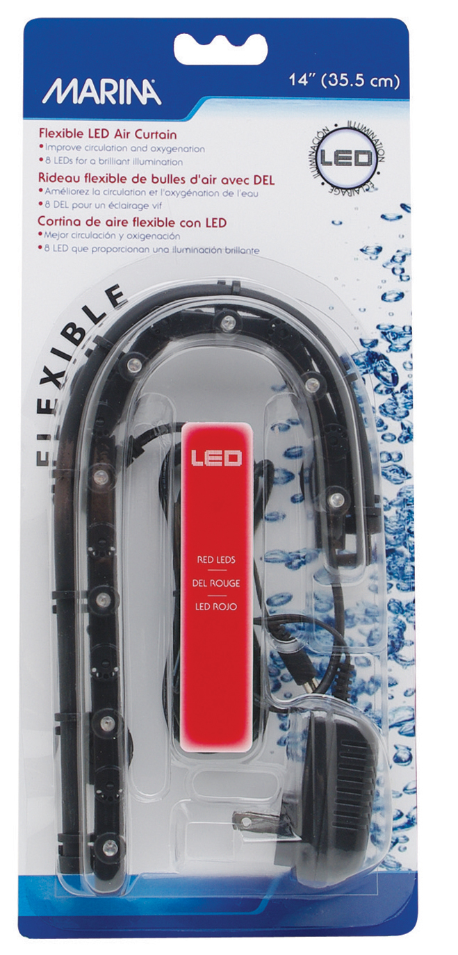 Hagen MA Flexible Red LED air curtain.14"