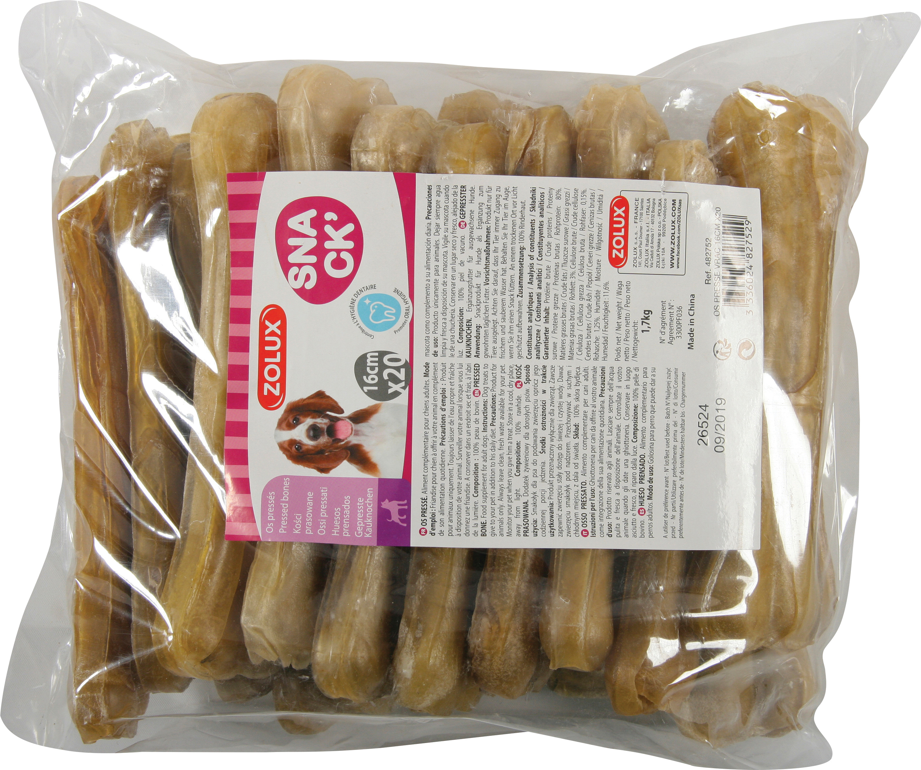 Zolux OS PRESSE VRAC 16CM X20