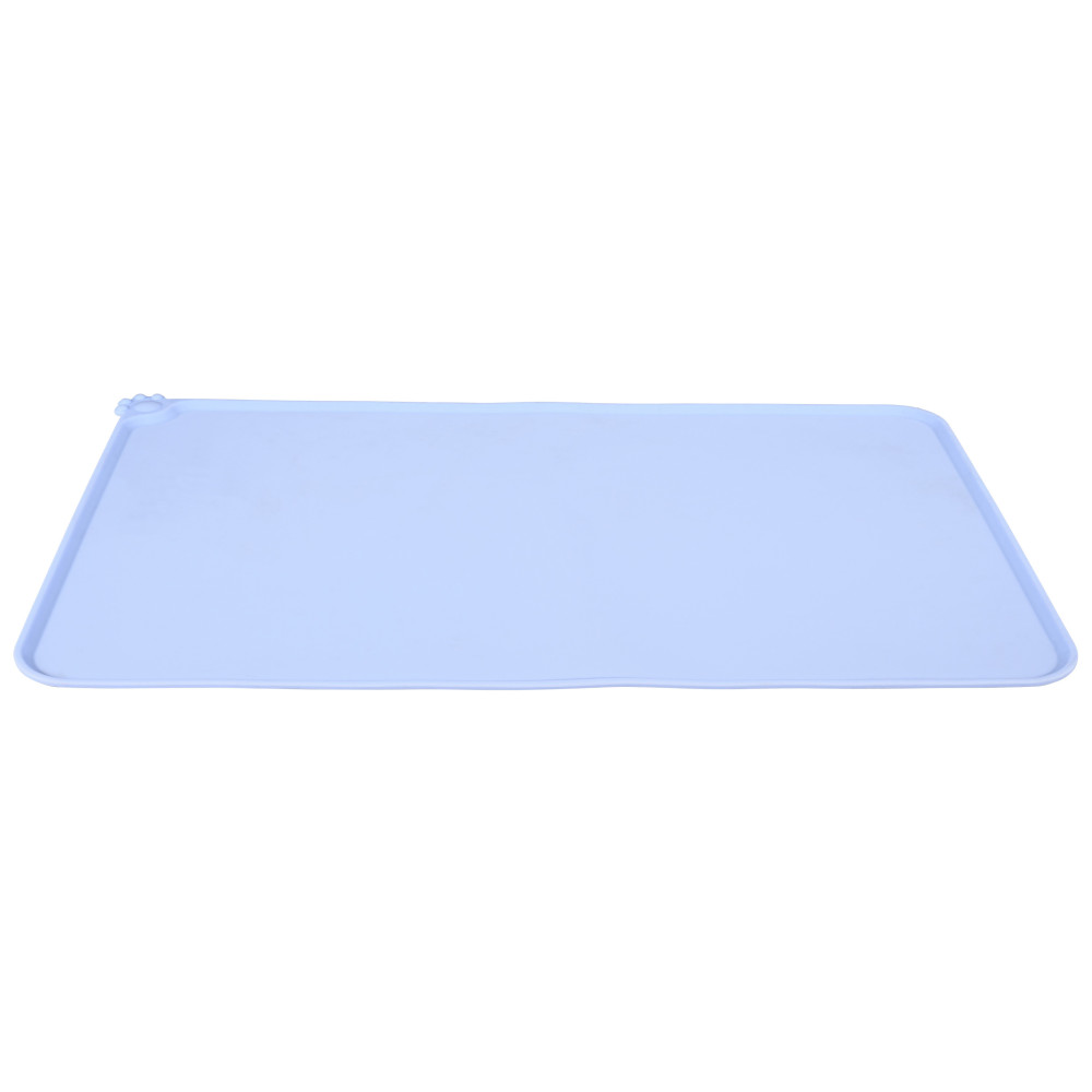 SILICONE BOWL MAT M BLUE