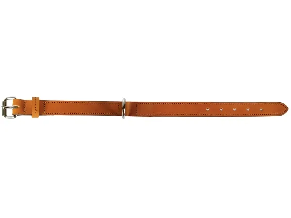Zolux LEATHER LINED COLLAR 75CM NAT