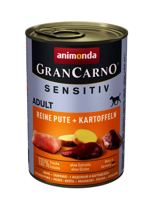 Animonda GranCarno Sensitiv 400g  pure turkey + potatoes