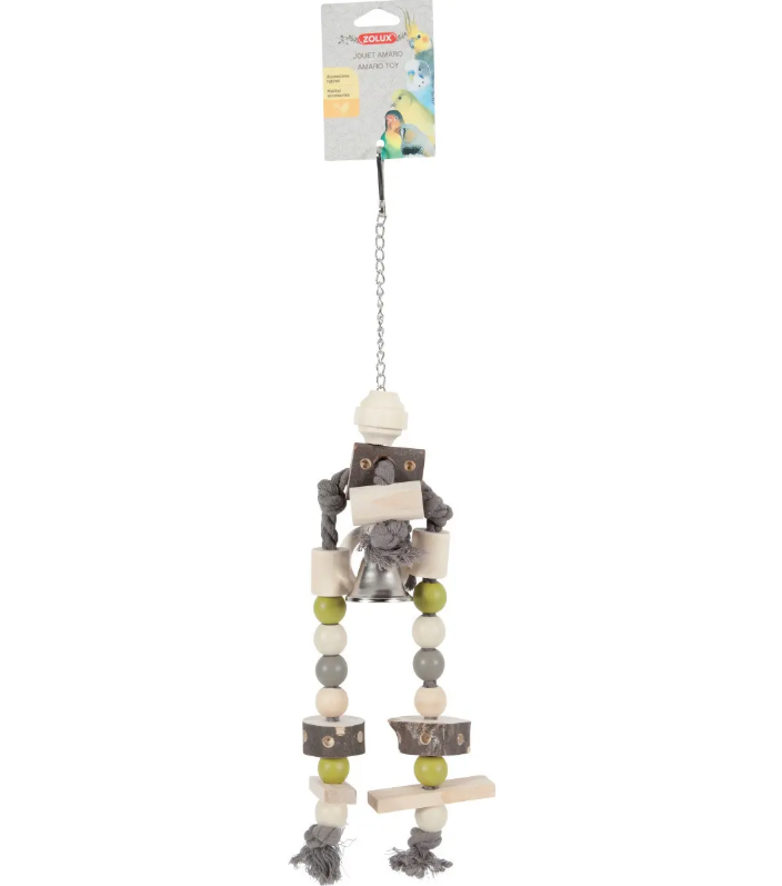 WOOD.TOY PARROTS/L.PARAK AMARO