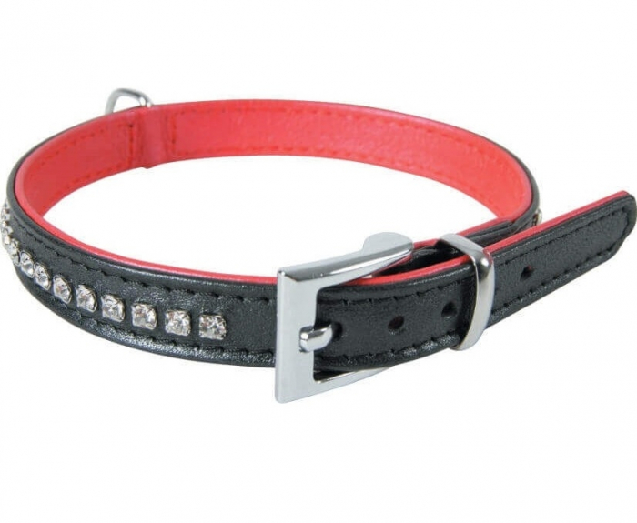 Zolux °COL CUIR STRAS 2R VIC 30CM NO