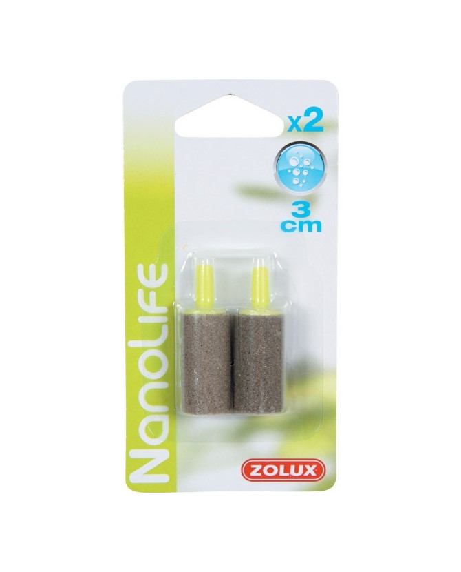 Zolux 2 CYLINDRICAL AIR STONES 3CM