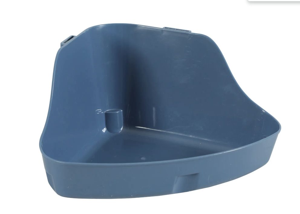 CORNER TOILET HOUSE CAV BLUE