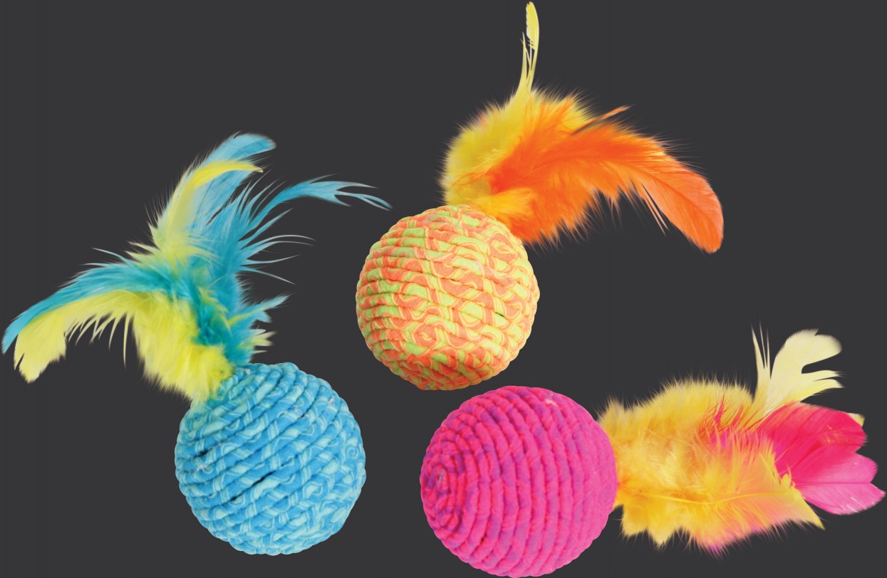 Zolux JOUET CHAT ELASTIQ BALLE AS