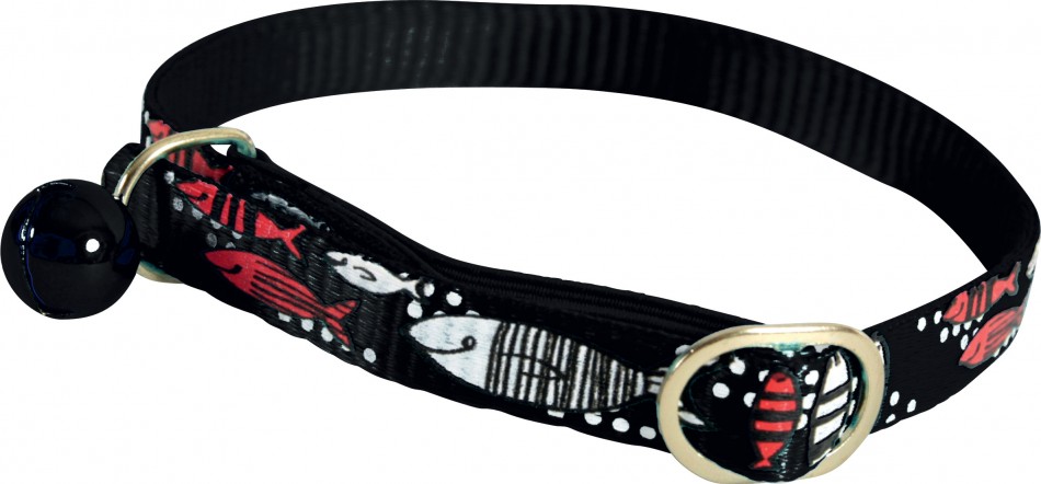 Zolux COL NYL CHAT SARDINE 30CM NOI