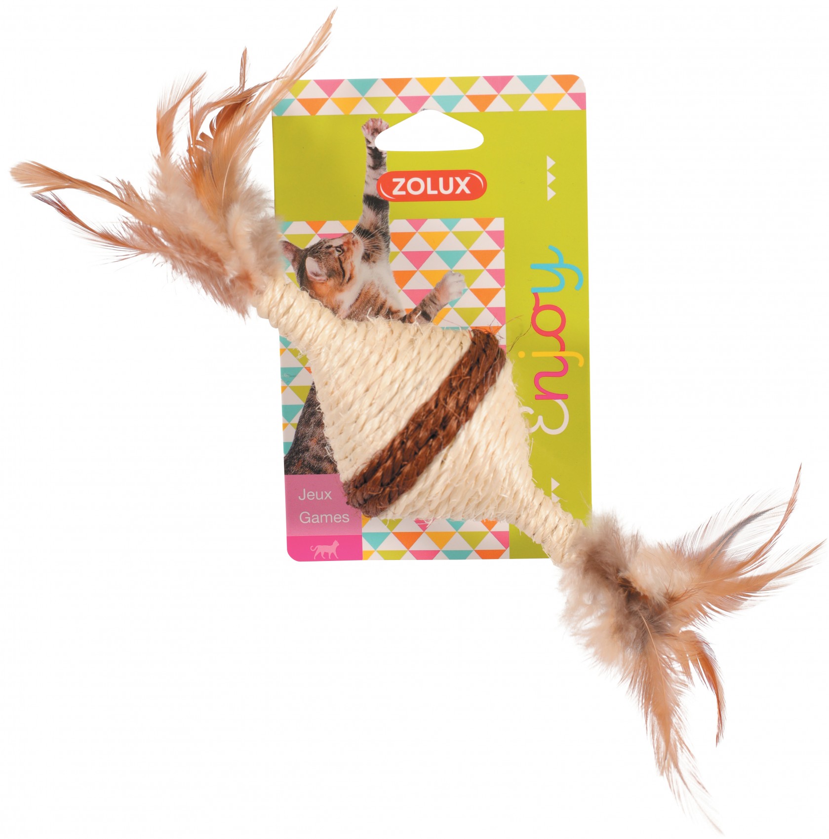 Zolux JOUET CHAT SISAL TOUPIE AS