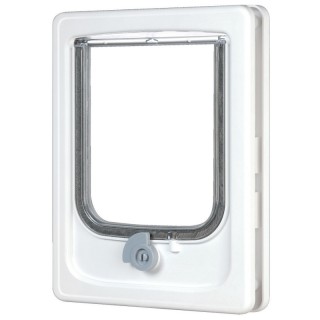 CAT FLAP 2 POS WHITE