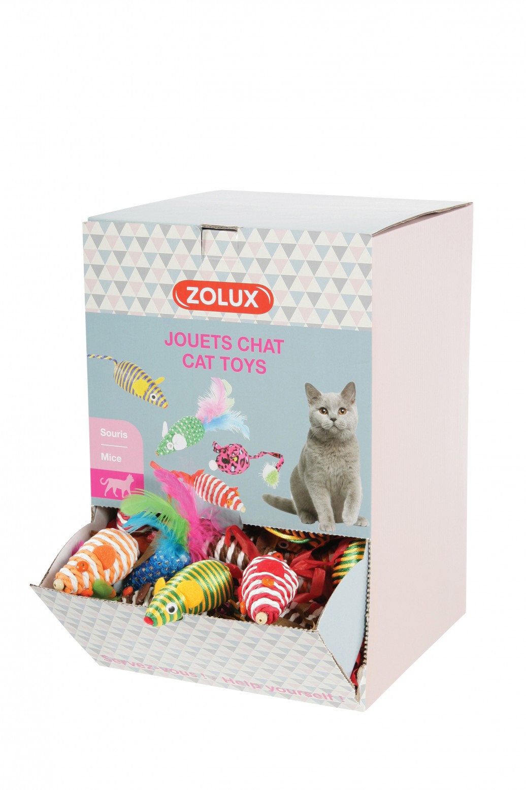 Zolux JOUET CHAT DISPLAY 132 SOURIS