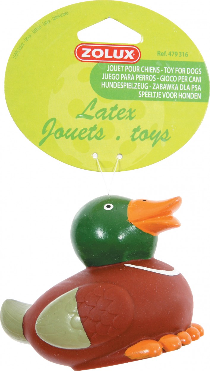 Zolux JOUET CANARD VINYL 11CM