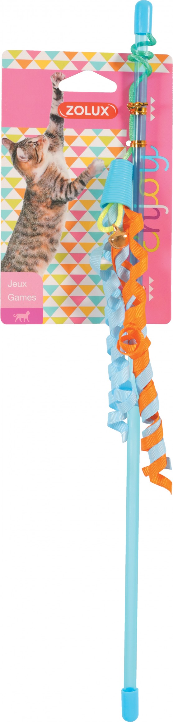 Zolux JOUET CHAT CANNE RUBAN AS