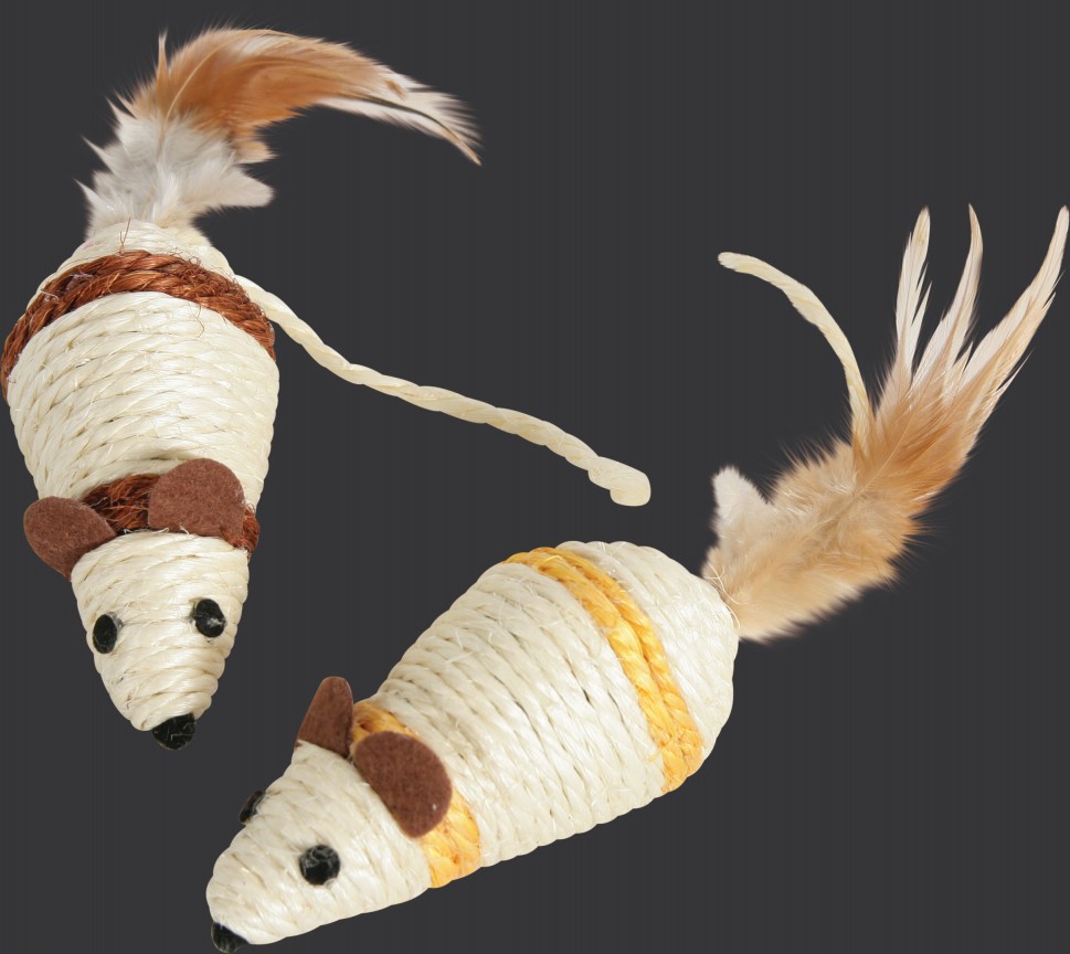 Zolux JOUET CHAT SISAL SOURIS AS