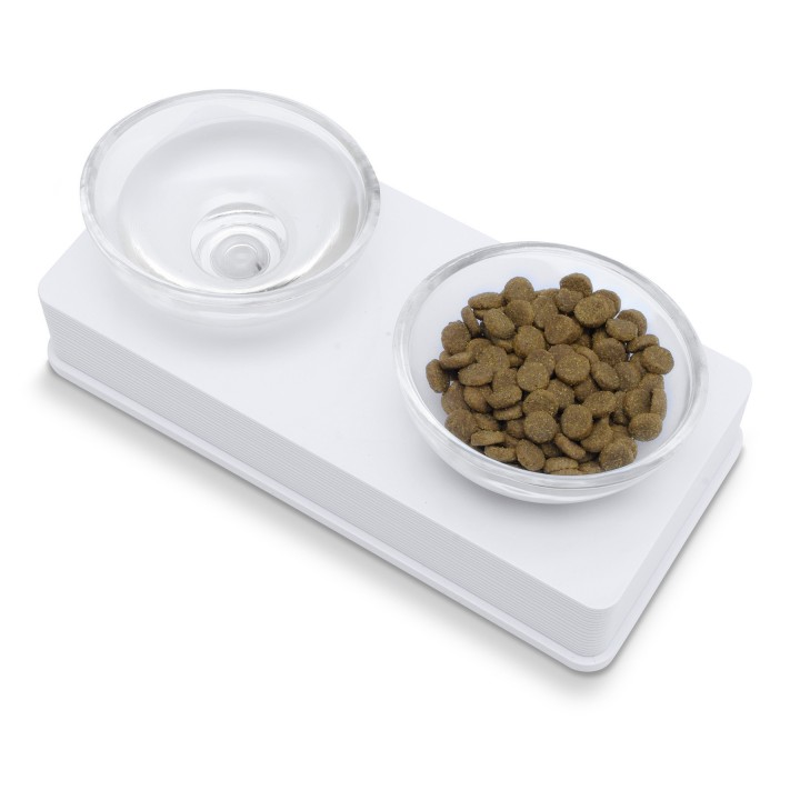 Hagen   CA Style Glass Diner, White