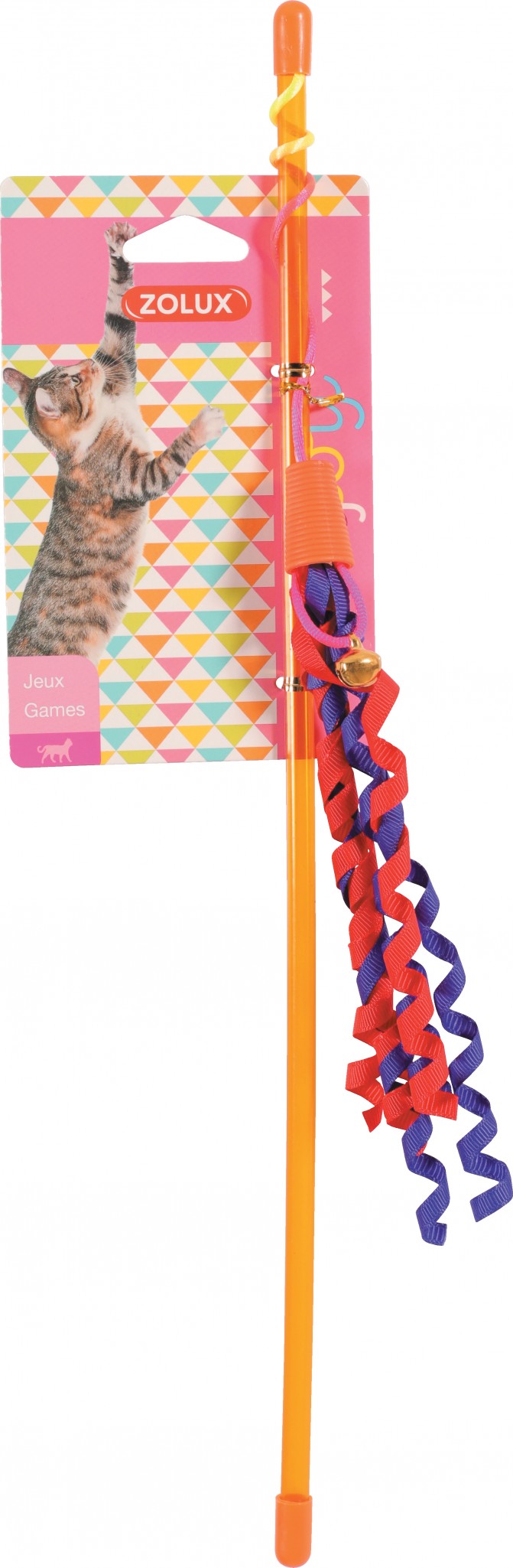 Zolux JOUET CHAT CANNE RUBAN AS