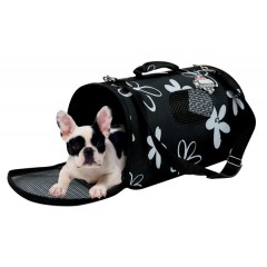 Zolux PET CARRIER FLOWER BLACK M
