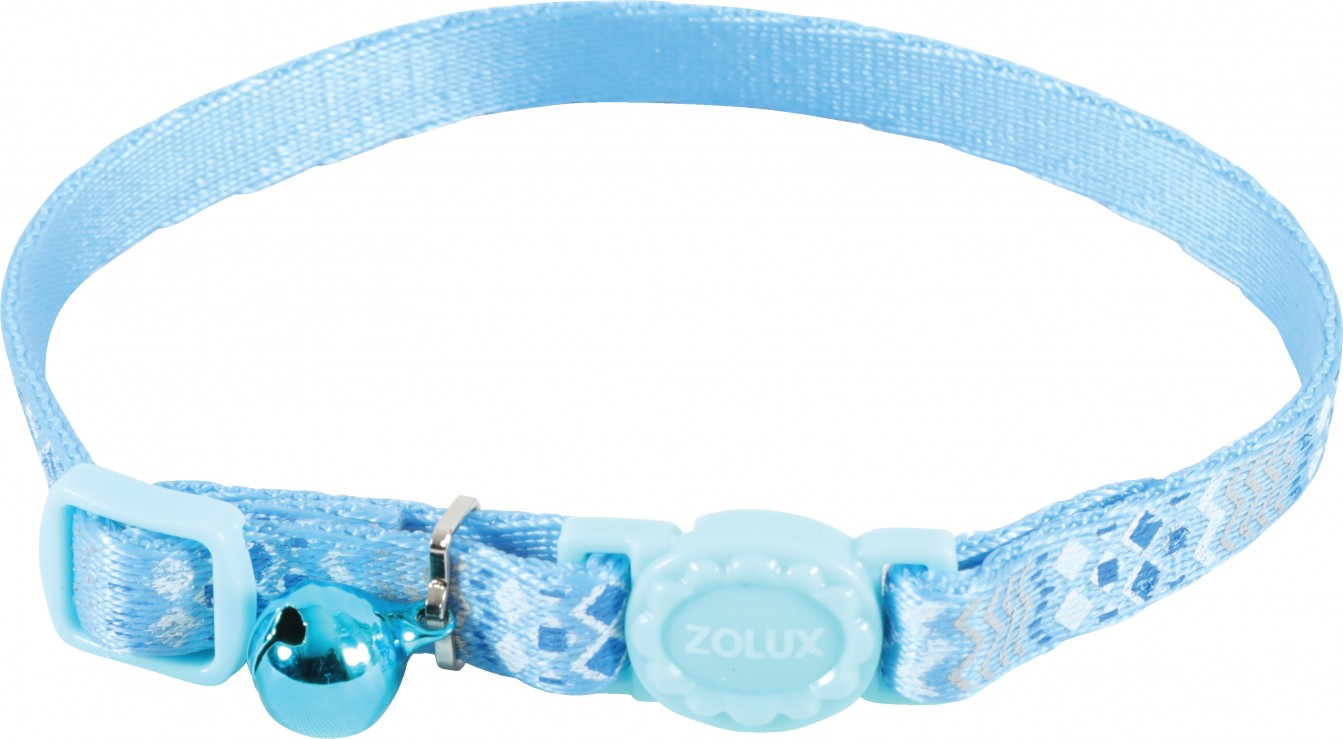 Zolux COLLIER NYLON ETHNIC  REGL BLE