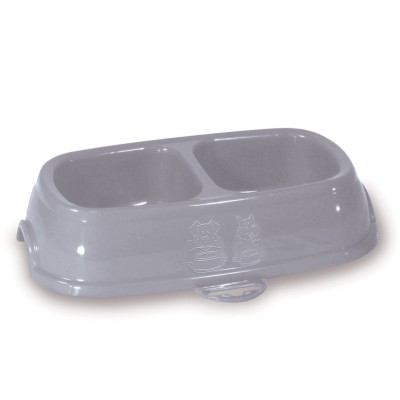 DBLE NS PL BOWL 0,2LX2 GREY